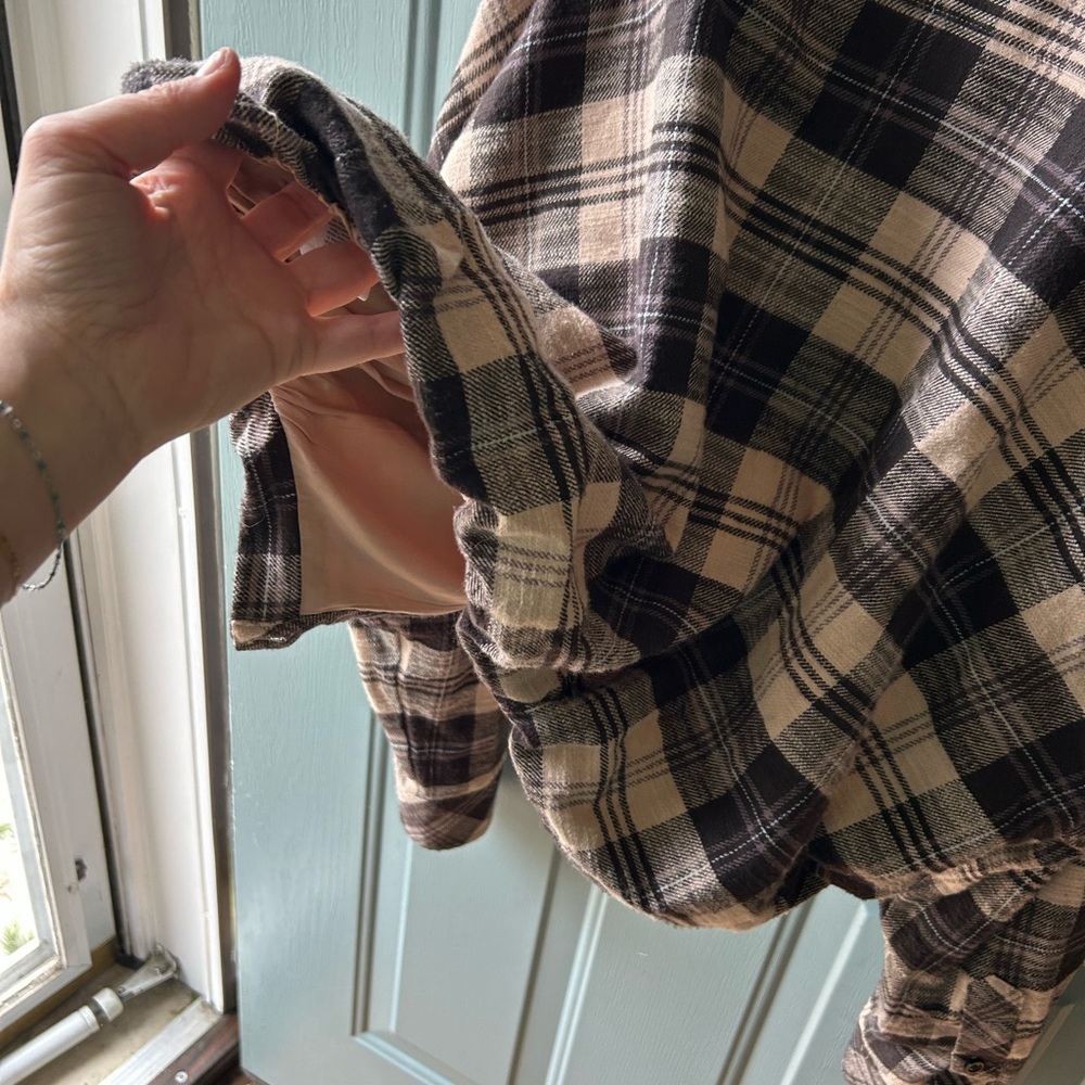 Dear John Black and Cream Plaid Shirt - Picture 5 of 5